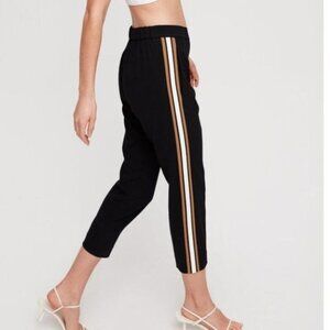 Aritzia Babaton Conan Cropped Track Stripe Pant
